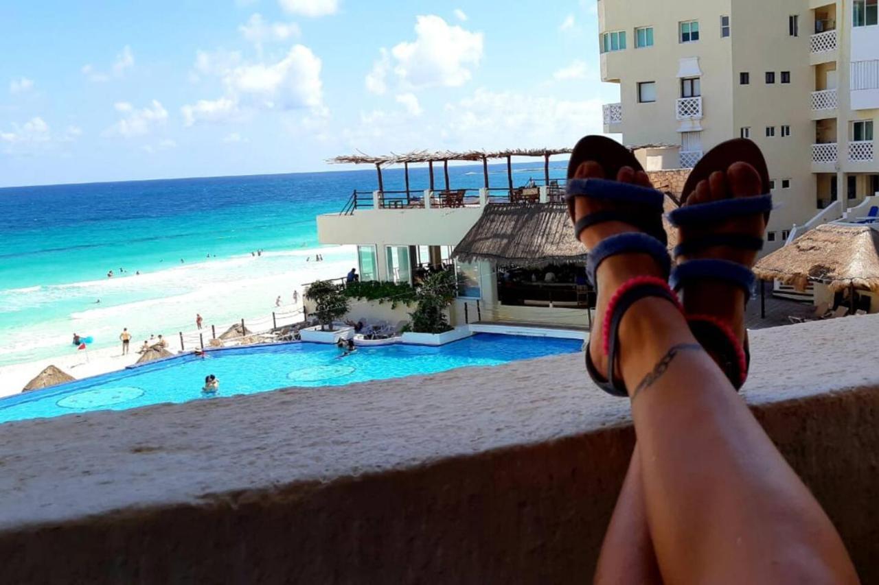 Ocean Front Suite, Balcony, Kitchen. Cancun Dış mekan fotoğraf